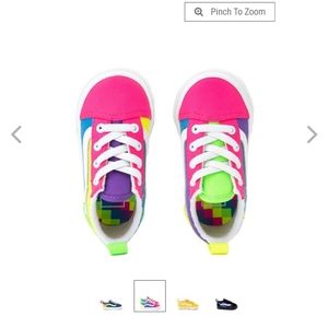 NEW Old Skool Elastic Color Block Vans 💜💙💛